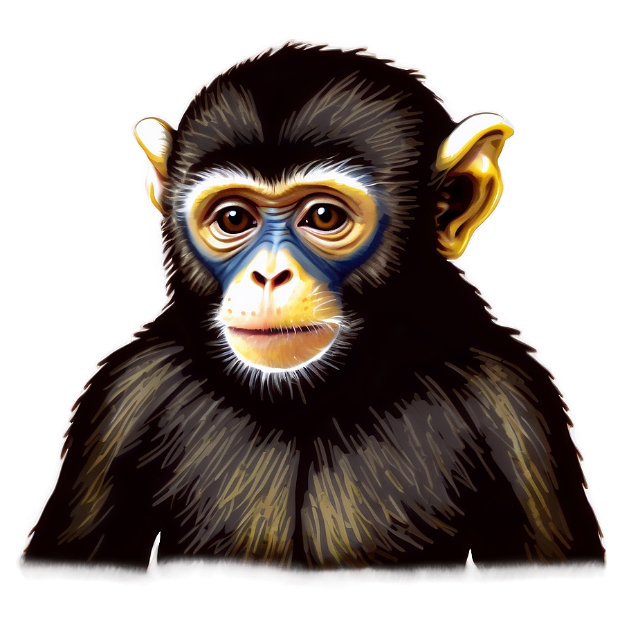 Monkey Drawing Png Tde