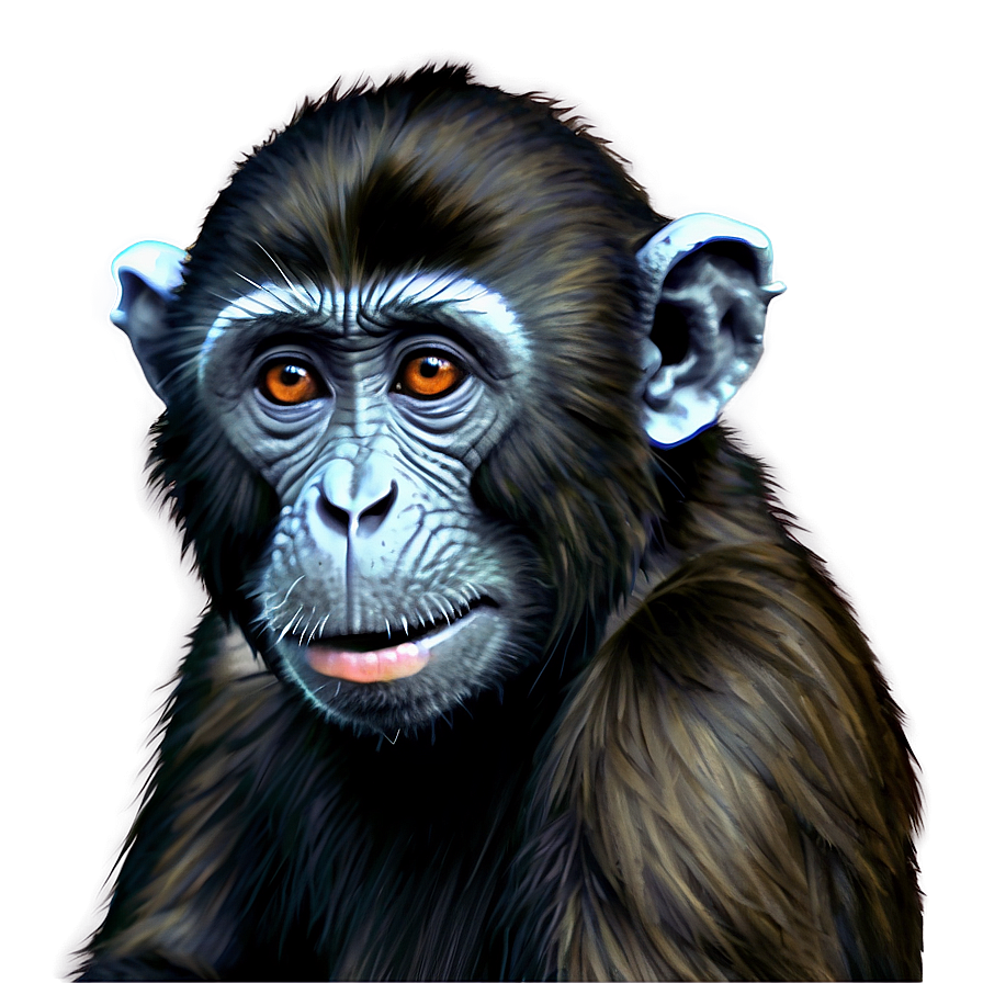 Monkey Drawing Png Wwd58