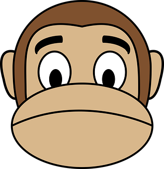 Monkey_ Emoji_ Vector_ Illustration