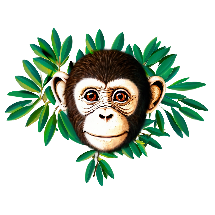 Monkey In Tree Png 65