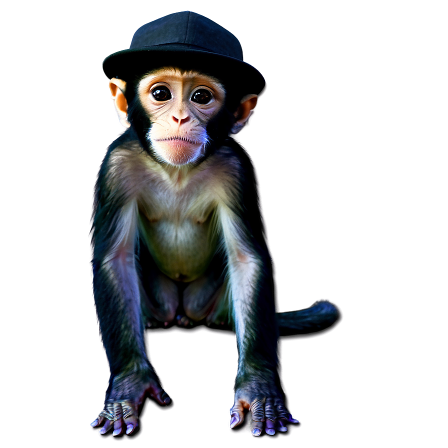 Monkey With Hat Png 78