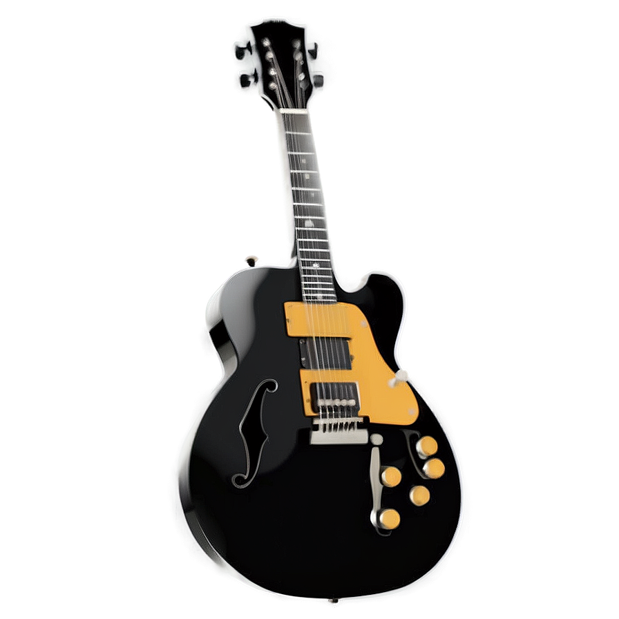 Mono Guitar Illustration Png 06242024