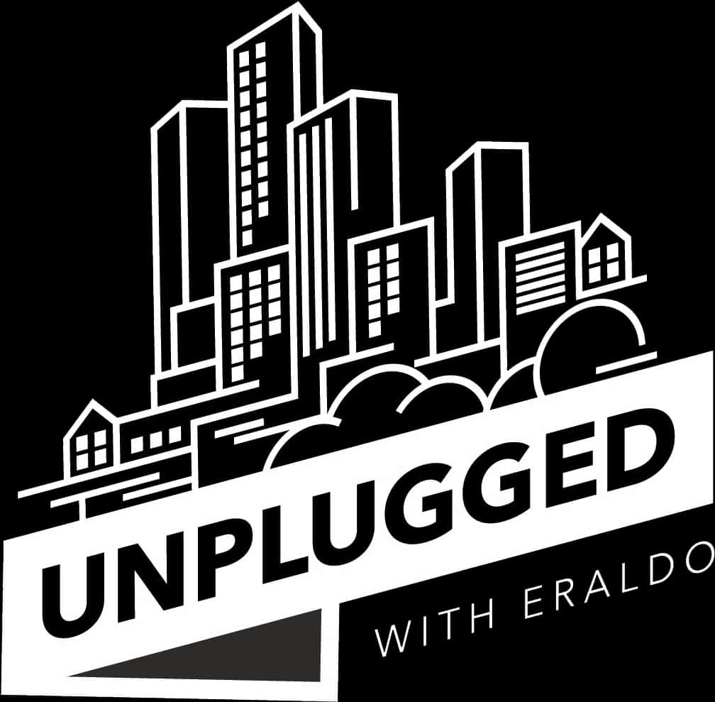 Monochrome Cityscape Unplugged Logo