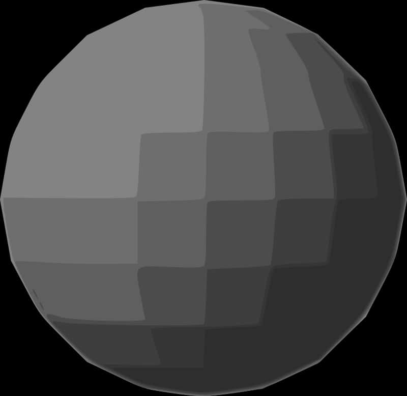 Monochrome Disco Ball Graphic