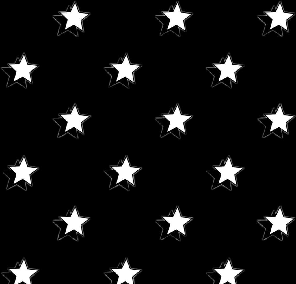 Monochrome Star Pattern