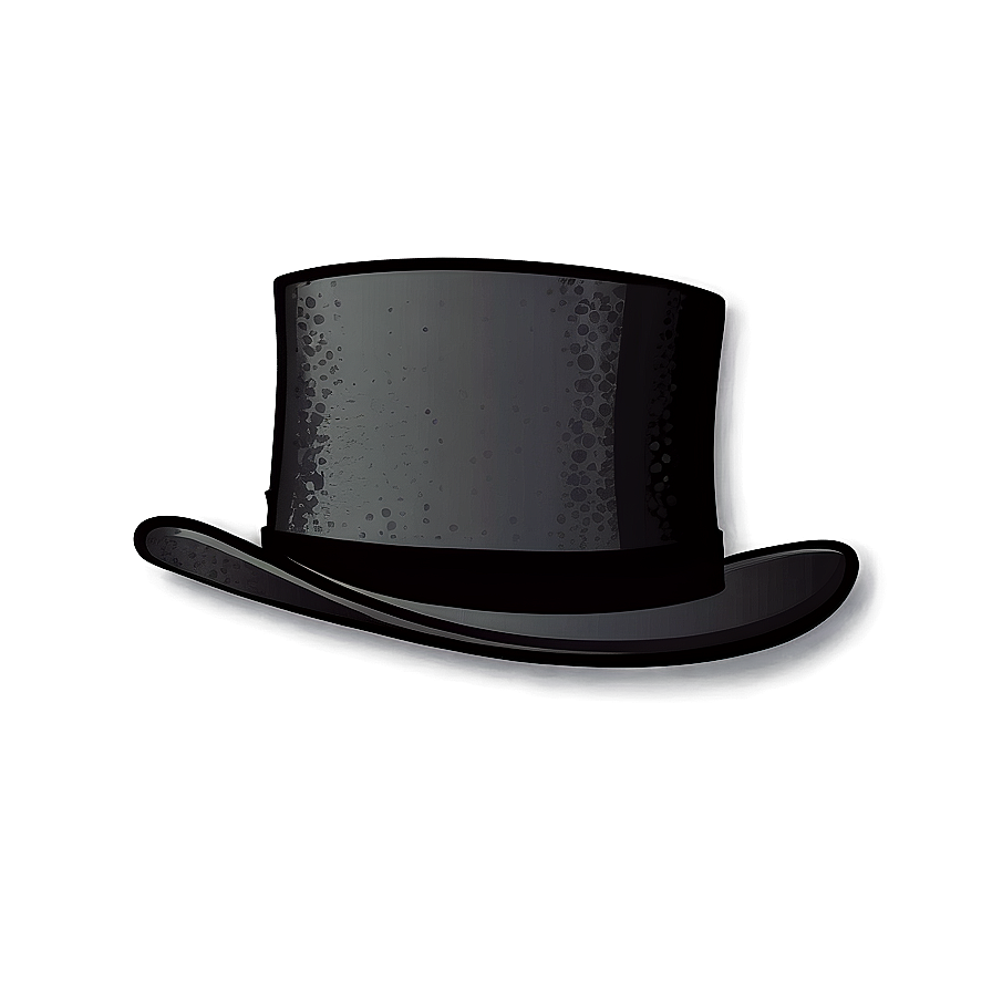 Monochrome Top Hat Graphic Png 26