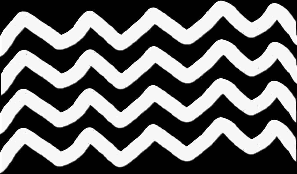 Monochrome Wavy Lines Pattern