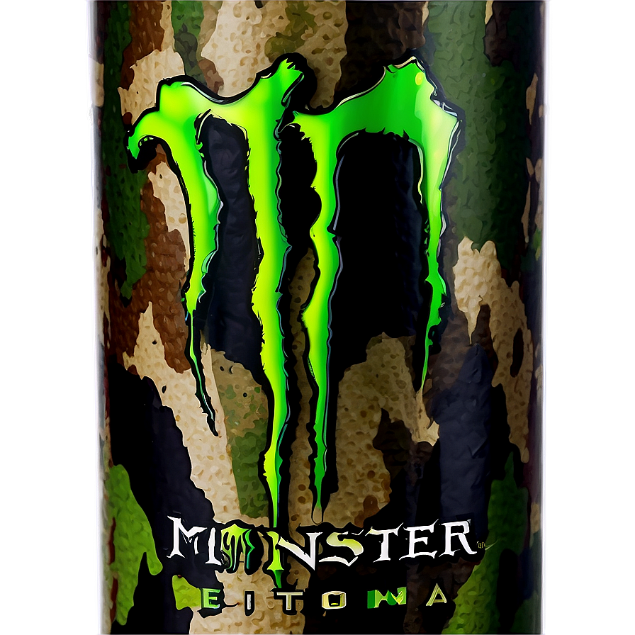 Monster Energy Drink Camouflage Edition Png 06202024