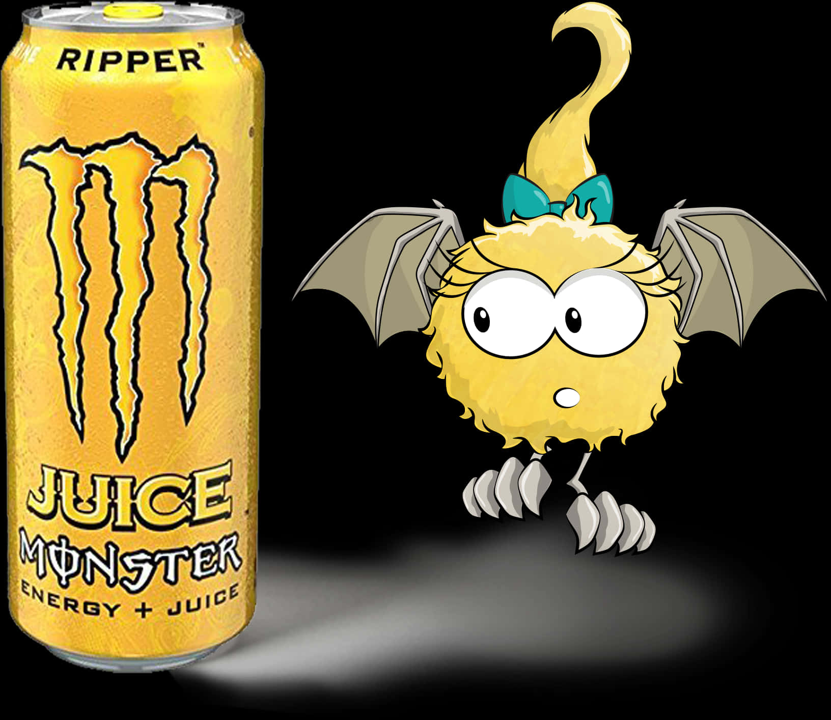 Monster Energy Drinkand Cartoon Character