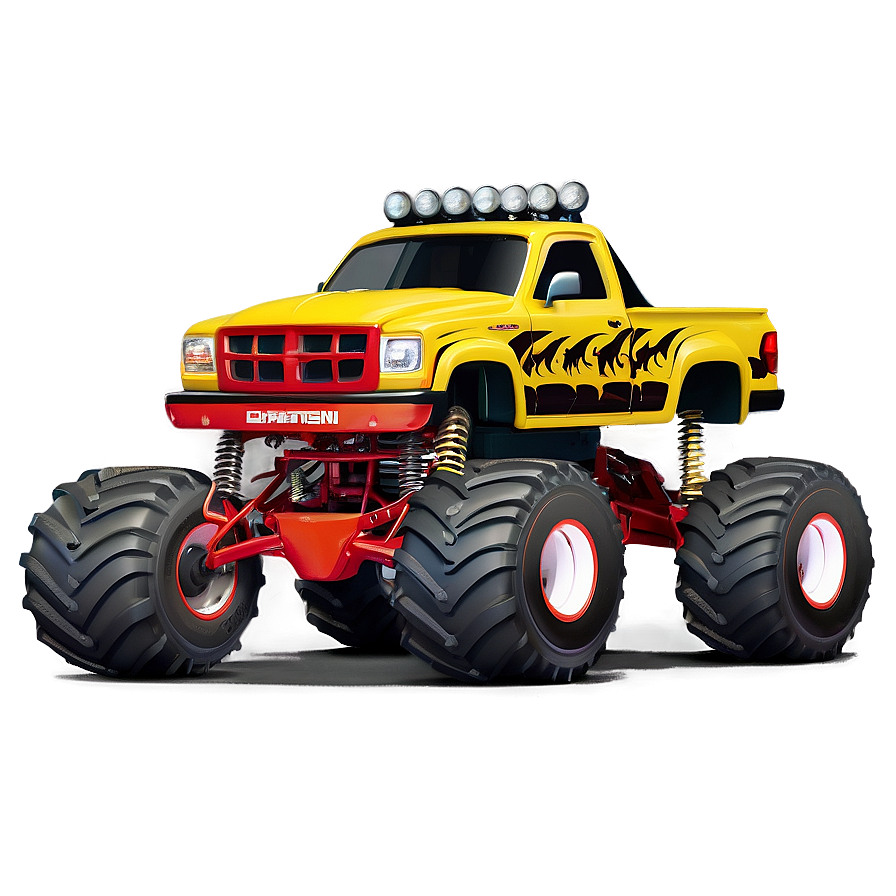 Monster Truck Action Png 12