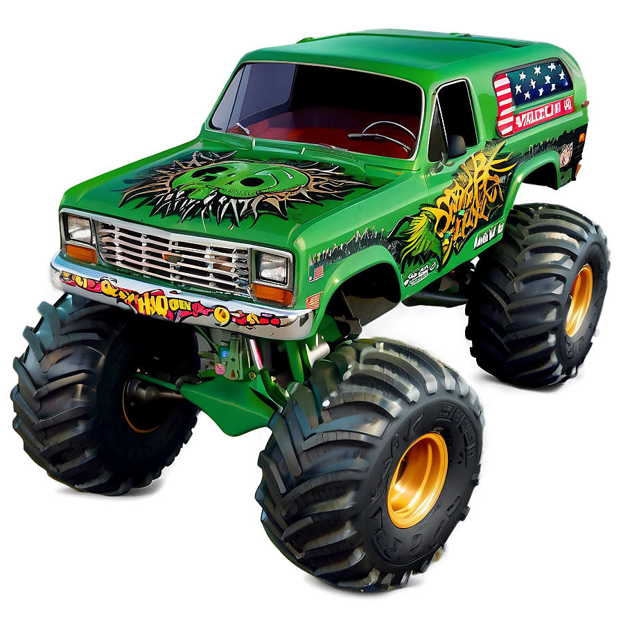 Monster Truck Grave Digger Crush Png Myn93