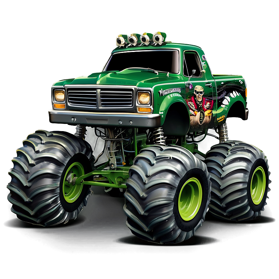 Monster Truck Grave Digger Launch Png Hxh52