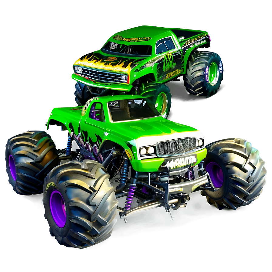 Monster Truck Grave Digger Launch Png Pet85