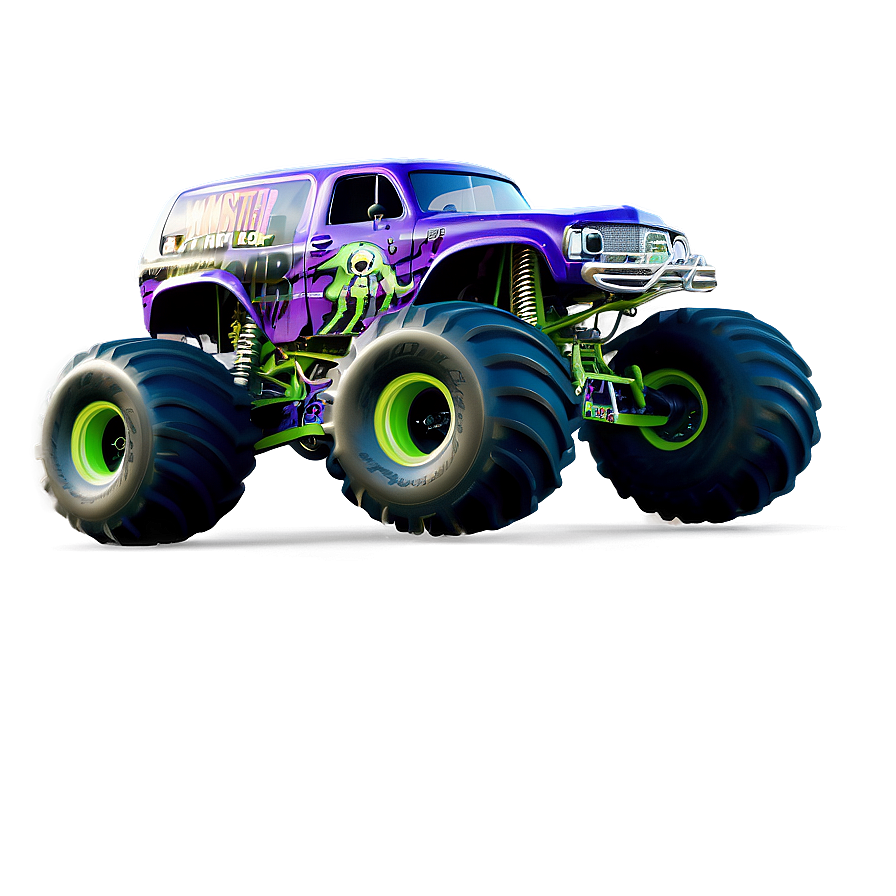 Monster Truck Grave Digger Spin Png 17