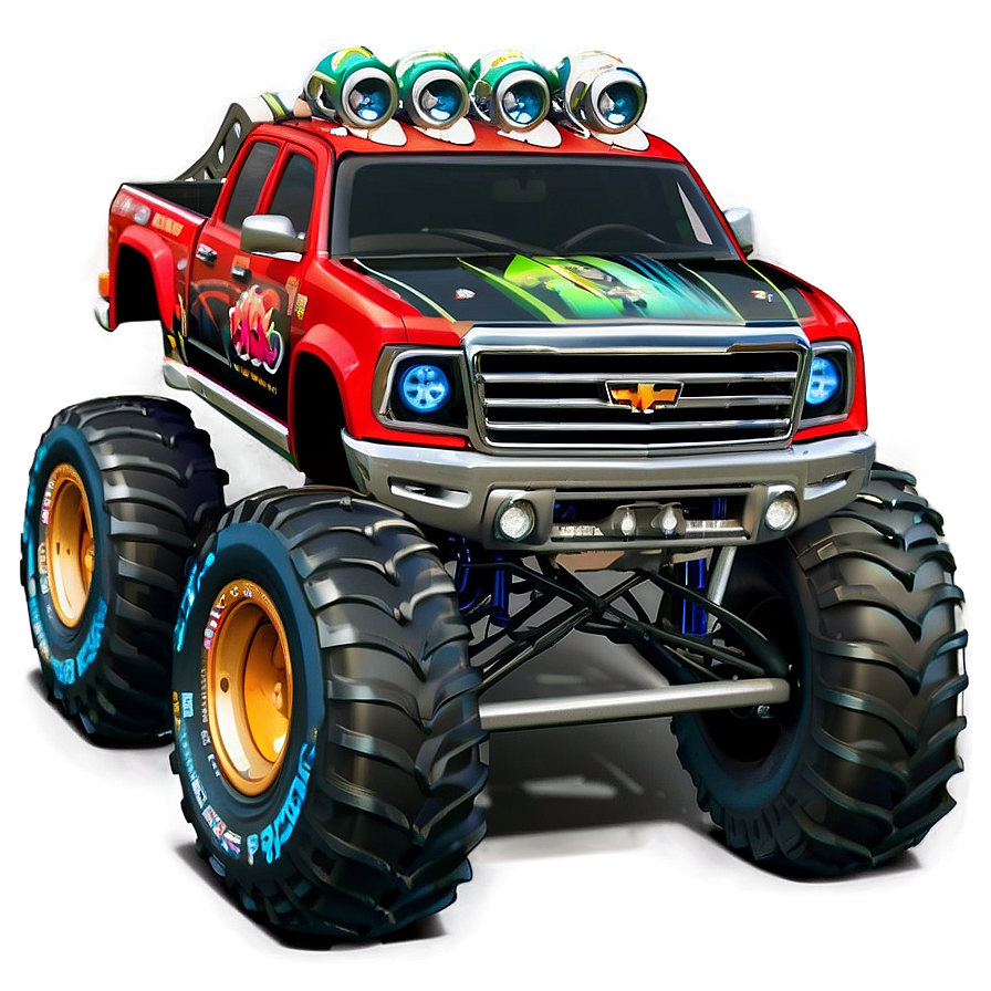 Monster Truck Hero Png Xak98