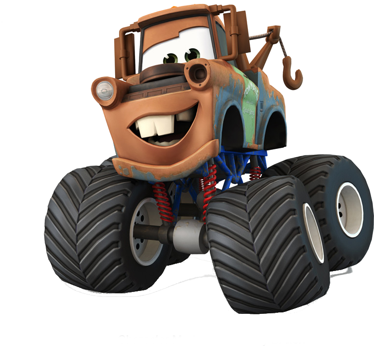 Monster Truck Mater Cars Character