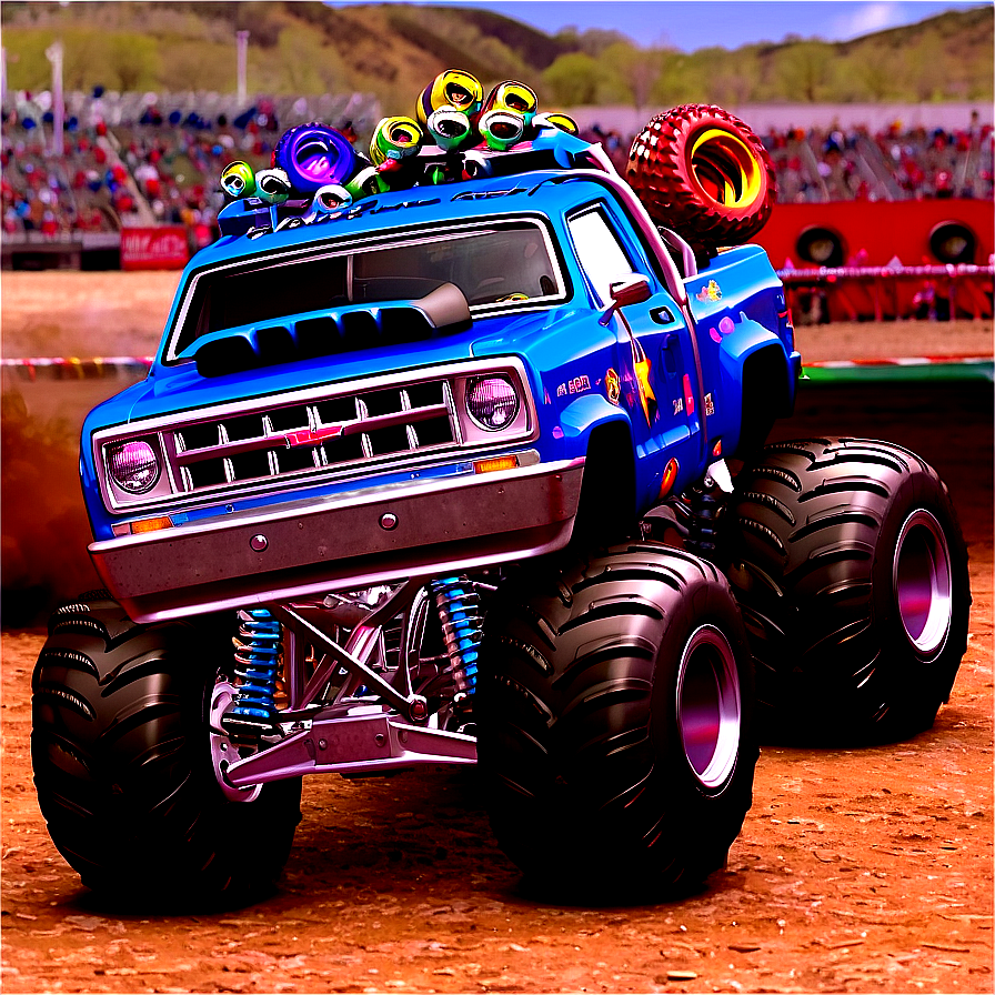 Monster Truck Smash Png 79