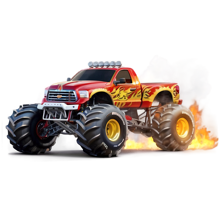 Monster Truck Wildfire Png Kpw15