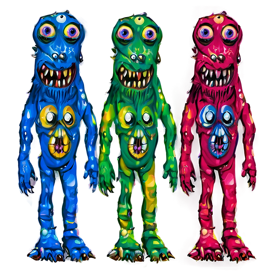 Monster With Multiple Heads Png Oiu56