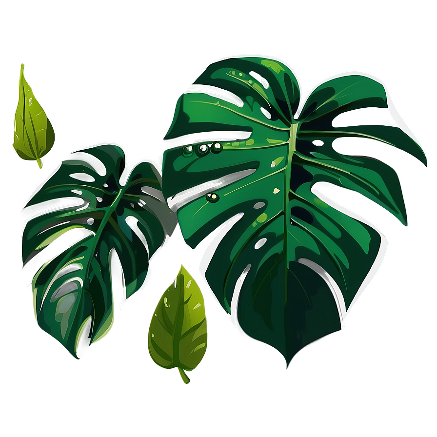 Monstera Deliciosa Vector Png Snp