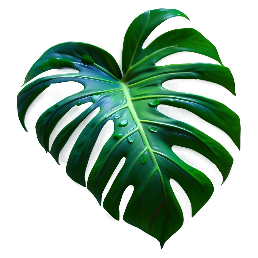 Monstera Leaf Pattern Png 16