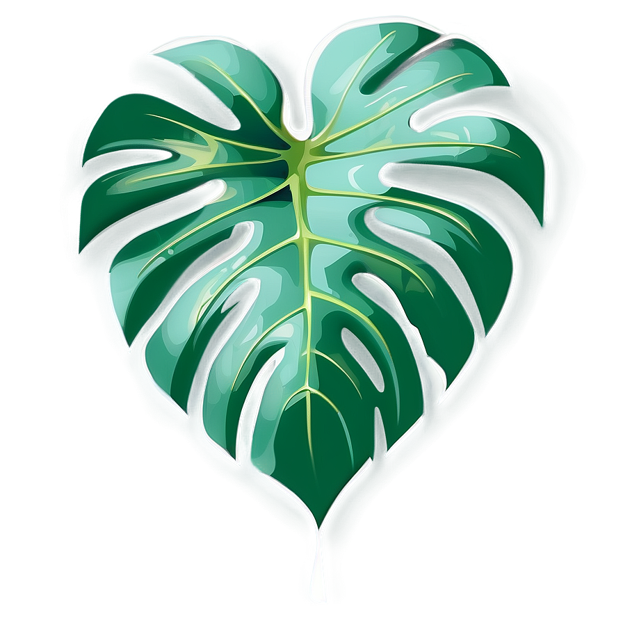 Monstera Leaf Pattern Png 23