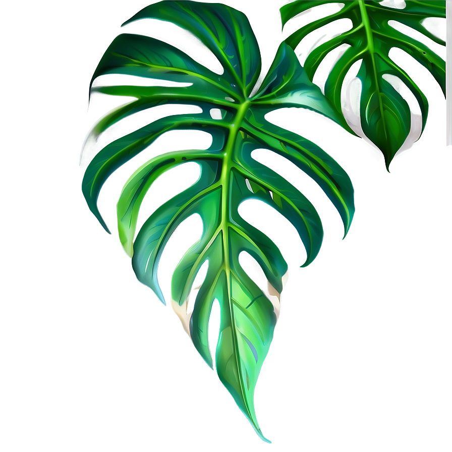 Monstera Leaf Tropical Png 15