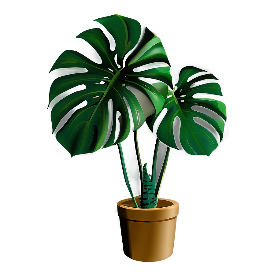 Monstera Plant In Corner Png Bsh71