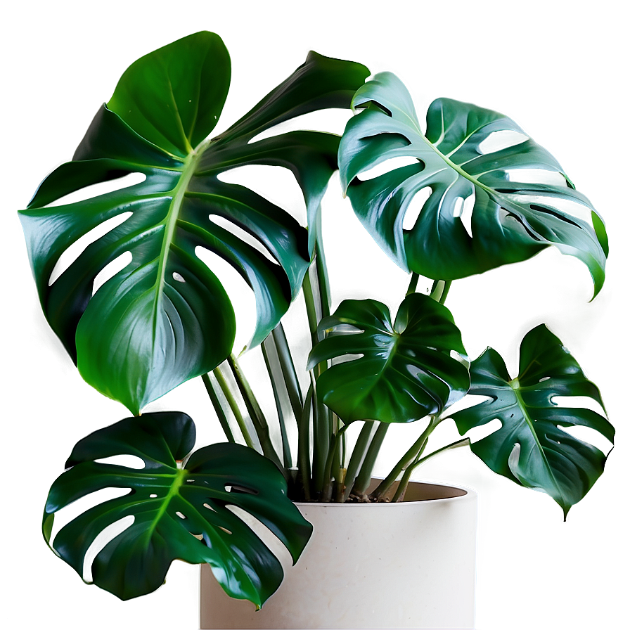 Monstera Plant In Minimalist Home Png Dht43