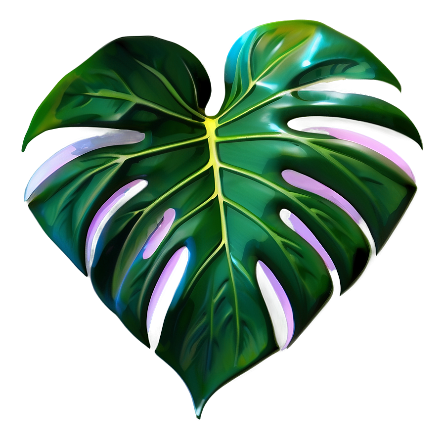 Monstera Tropical Leaf Png Sei98