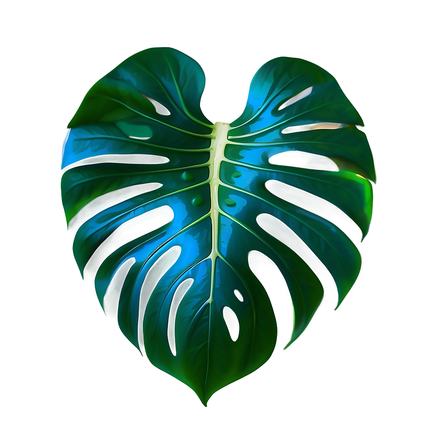 Monstera Tropical Leaf Png Xeh