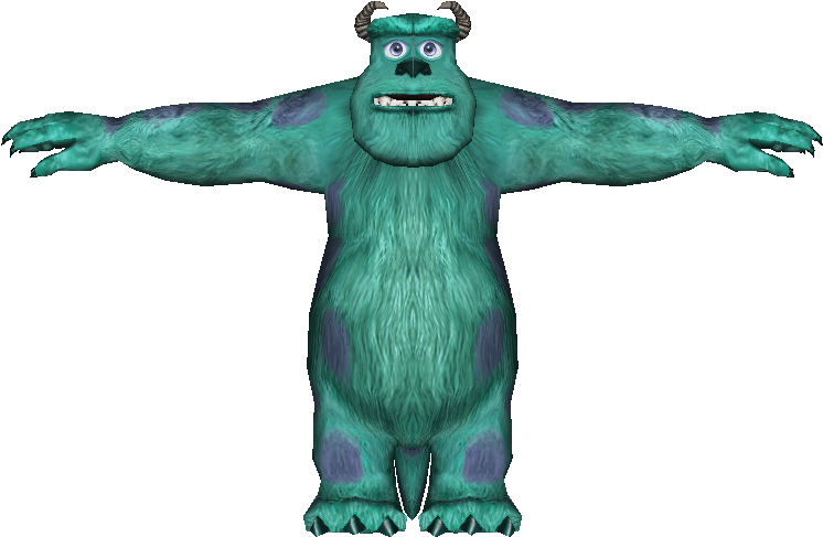 Monsters Inc Sulley Standing Pose