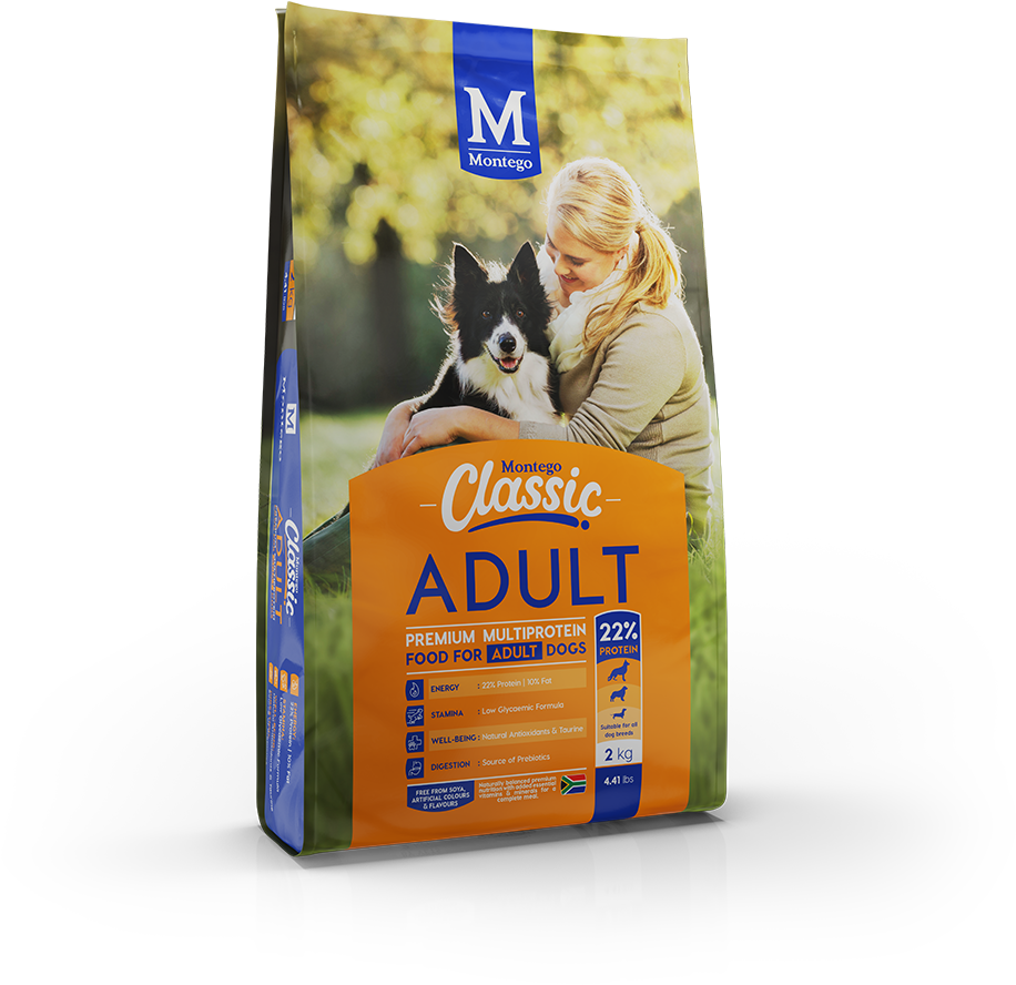 Montego Classic Adult Dog Food Package