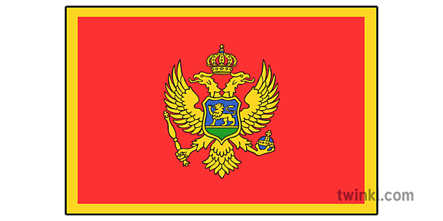 Montenegro National Flag