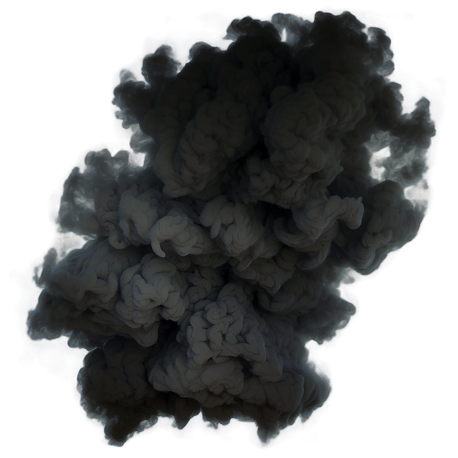 Moody Dark Smoke Texture Png Hfd18