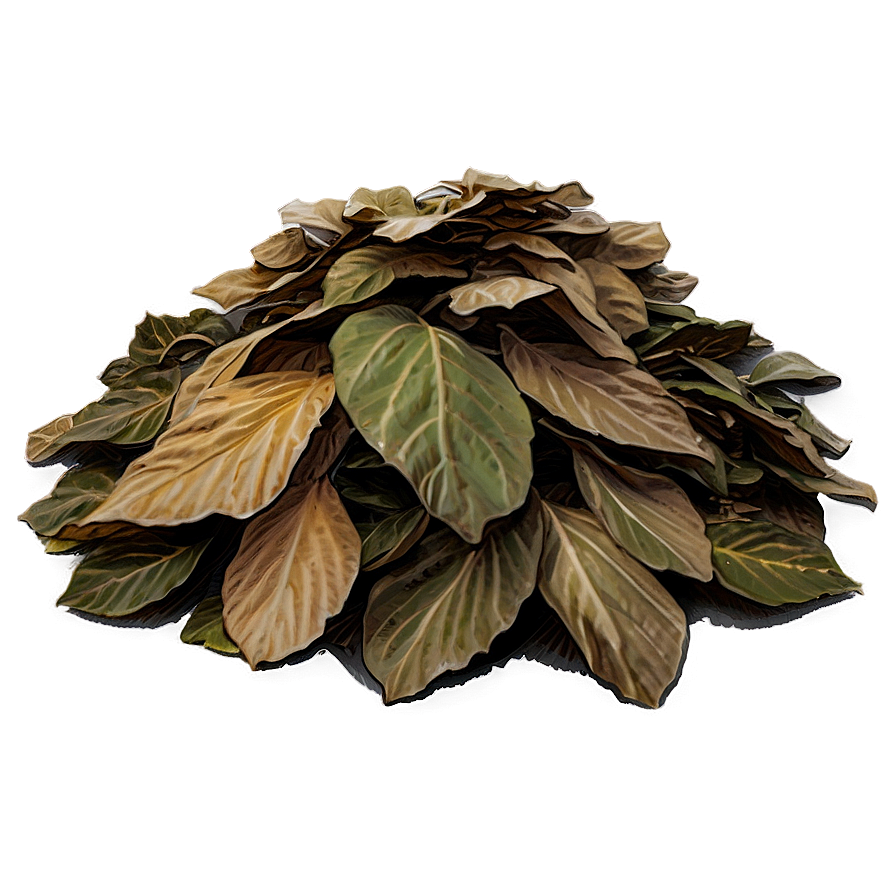 Moody Leaf Pile Png 40