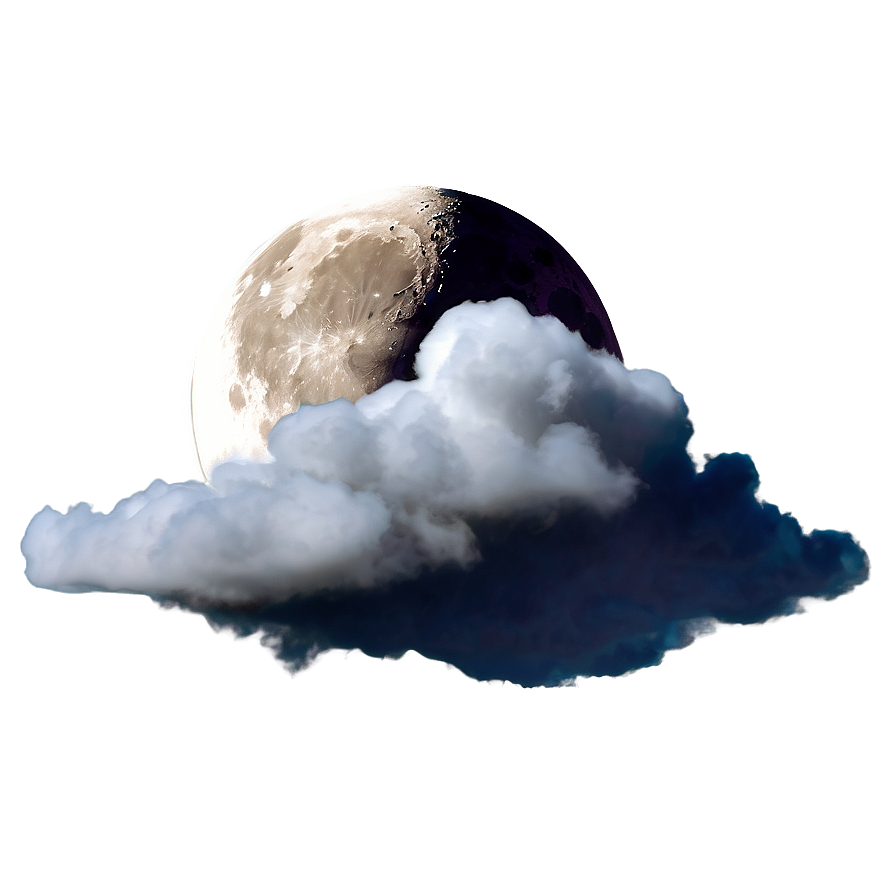 Moon And Cloud Png 04302024