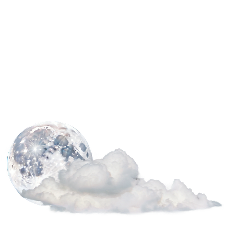 Moon And Cloud Png 04302024