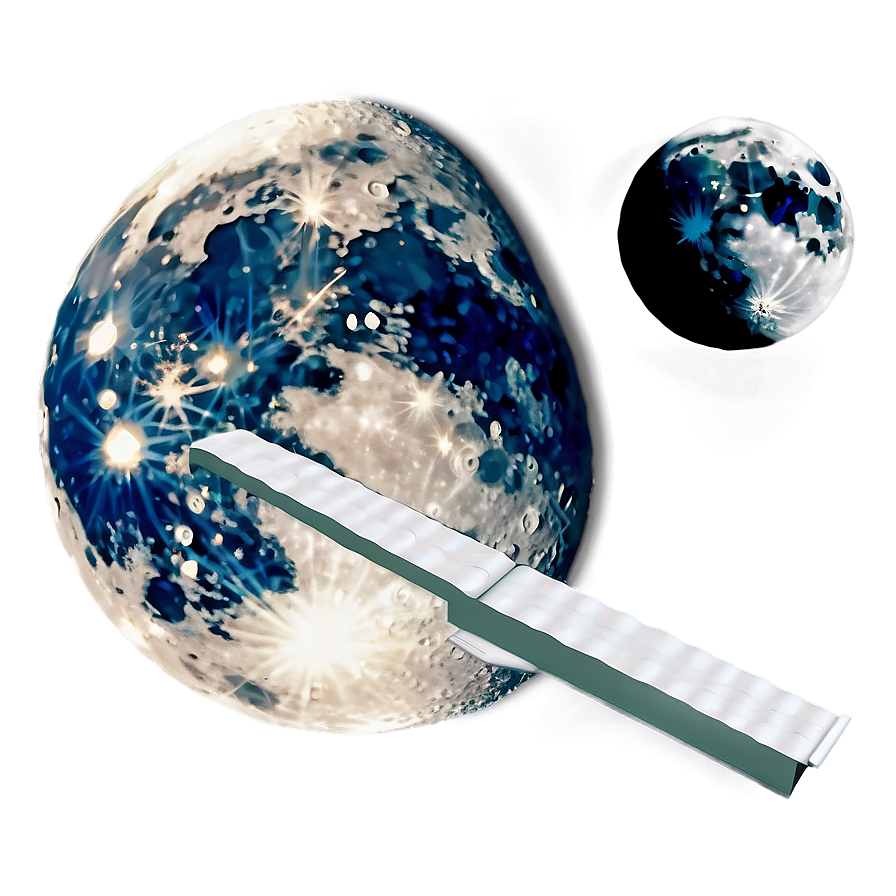 Moon And Satellite Transparent Png Fwc