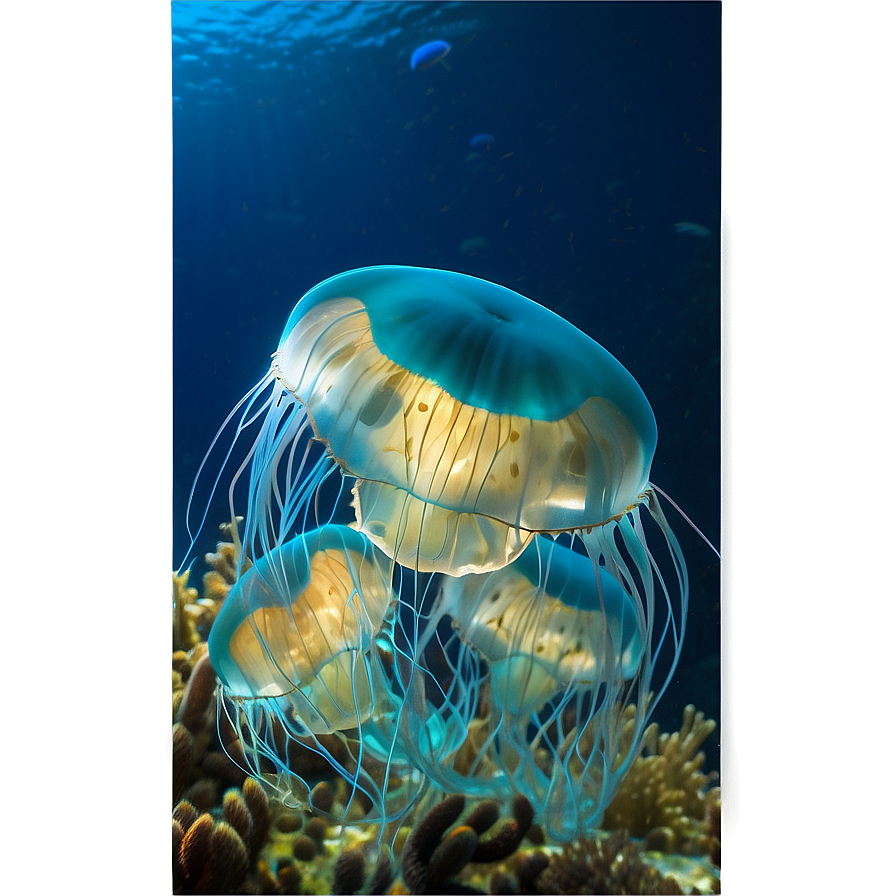 Moon Jelly Underwater Beauty Png Cqy