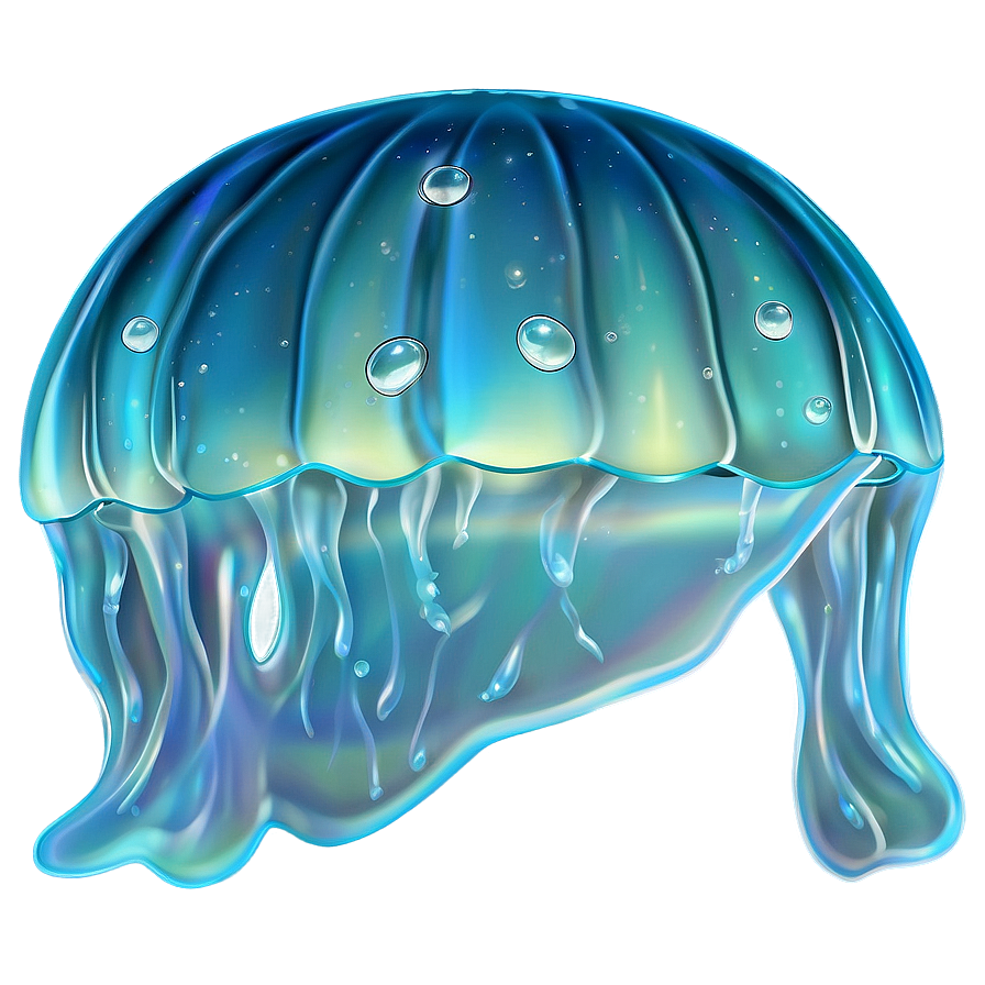 Moon Jelly With Shimmering Effect Png Wrn