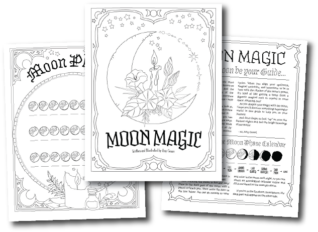 Moon Magic Coloring Pages