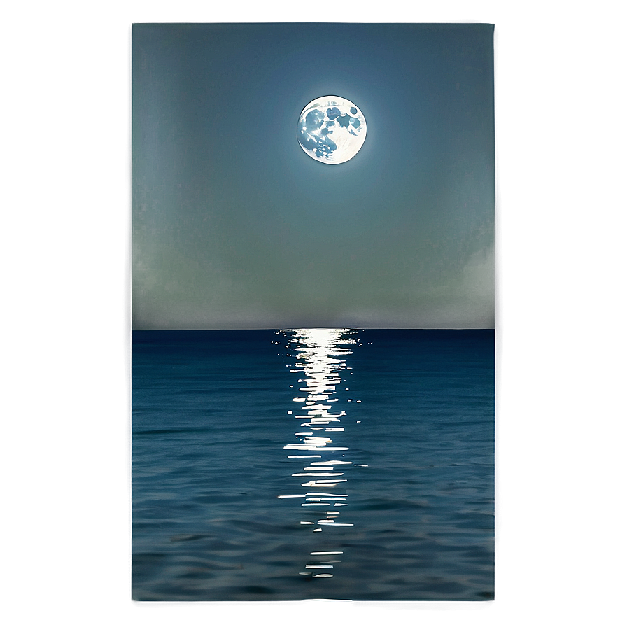 Moon Reflection Ocean Png 25