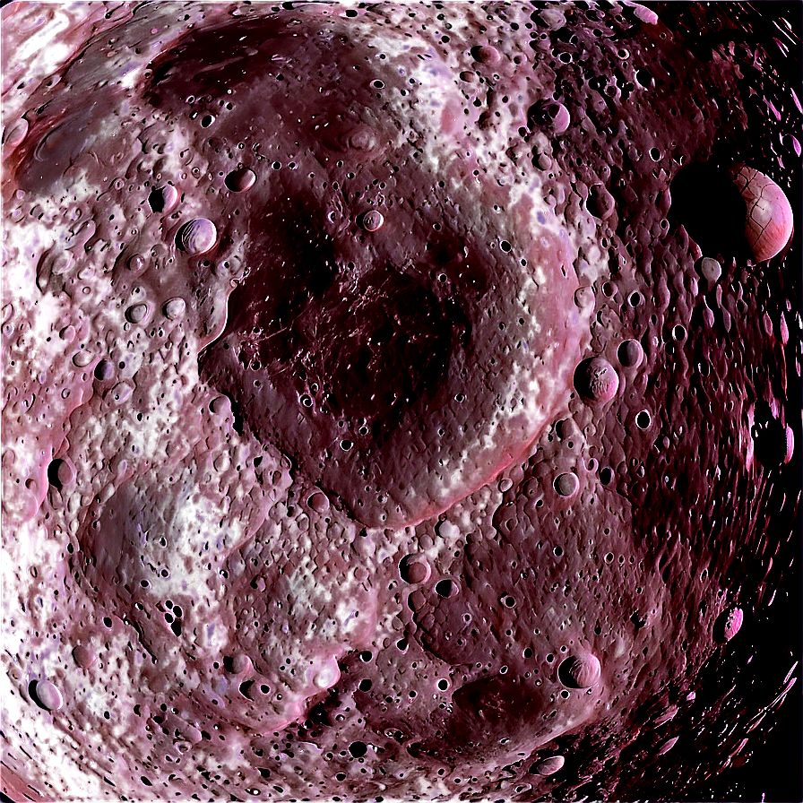 Moon Surface With Lava Rivers Png 93