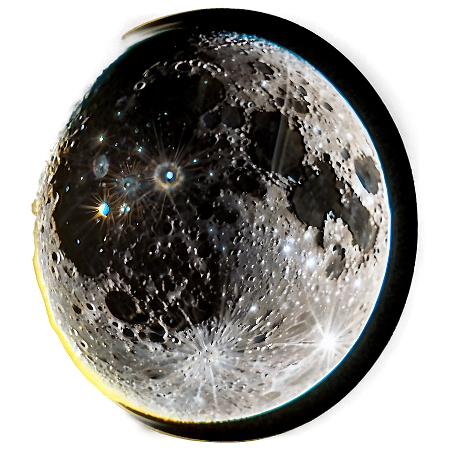 Moon Through Telescope Png Clm78