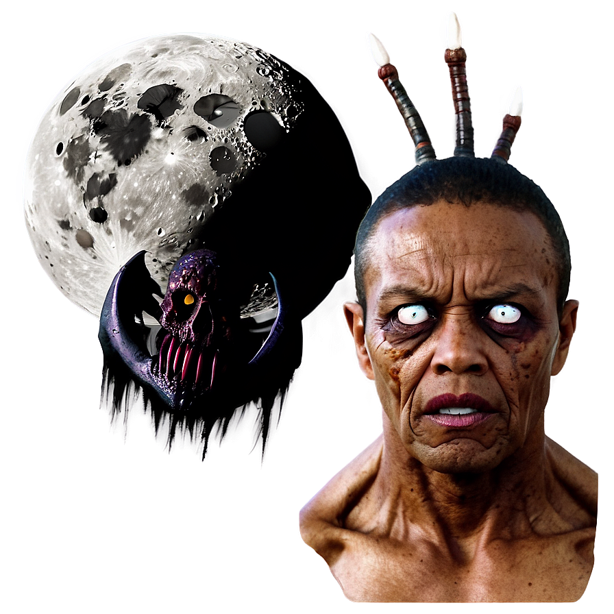 Moonlit Horror Png Mja13