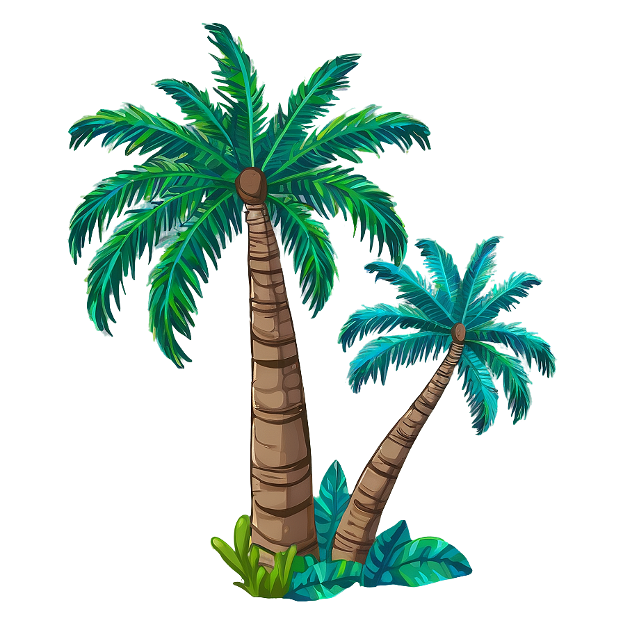 Moonlit Palm Tree Png Ghy9