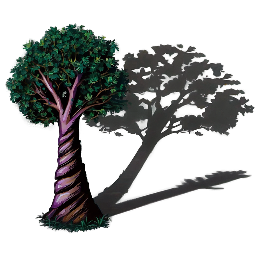 Moonlit Tree Shadow Png Fvb