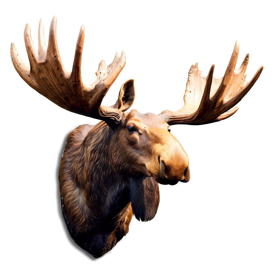 Moose Head Mount Png Mnj12