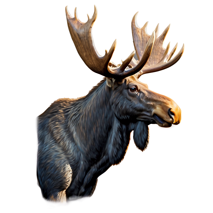 Moose Head Side Profile Png 06292024